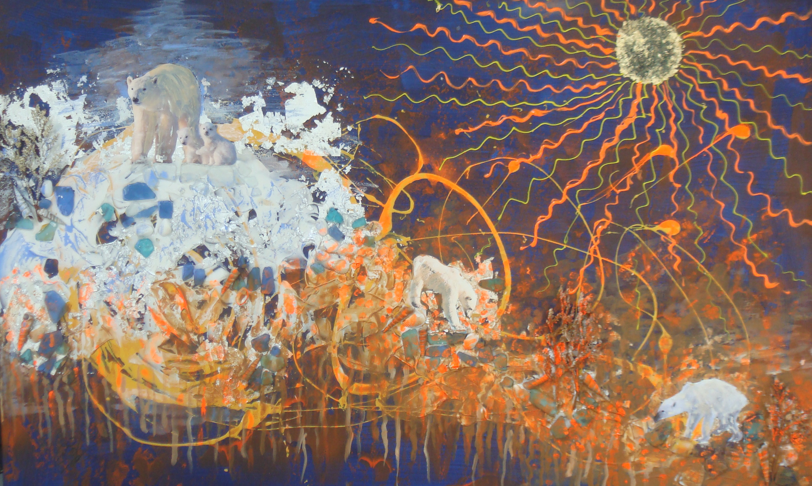 The Melting Of The Polar Ice Caps Due To Climate Change by Ronald Gosses